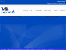 Tablet Screenshot of novinetclima.com